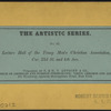Lecture hall of the Young Men's Christian Association, cor. 23d St. and 4th Ave..