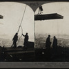 Building a Skyscraper, Placing Steel Beams, Metropolitan Tower, New York City.