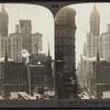 Singer Building (47 stories) and City Investing Bldg. (13 acres floor), N.Y.