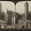 Most striking of Sky-scrapers --  the "Flatiron" Bldg., (20 stories), Broadway, New York, U.S.A.