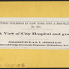 South view of City Hospital and Grounds.