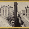 Perspective view of Duane St., showing portion of City Hospital.