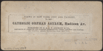 Catholic Orphan Asylum, Madison Ave.