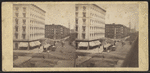 The Fifth Avenue Hotel and the Worth Monument from the Balcony of St. Germains.