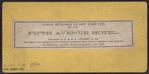 Fifth Avenue Hotel.