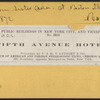 Fifth Avenue Hotel.