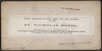 St. Nicholas Hotel.