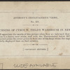 The Burning of Cyrus W. Fields, Warehouse in New York.