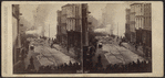 The Burning of Cyrus W. Fields, Warehouse in New York.
