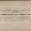 Niblo's Theatre, passage to A.T. Stewart's private box.