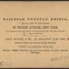 Railroad tresle bridge, between 100th & 116th Streets on Fourth Avenue, New York. (View looking south, from 108th St., about one-sixth of the whole bridge.)