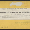 National Academy of Design.
