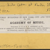 Academy of Music.