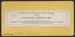 Cooper Institute.