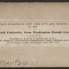 New York University, from Washington Parade Ground.