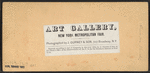 Art Gallery, New York Metropolitan Fair.