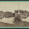 The boat landing at the Terrace, Central Park.