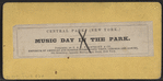 Music day in the park.