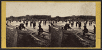 Skating scene in Central Park, winter 1866.