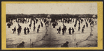 Skating scene in Central Park, winter 1866.