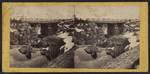 Rustic Bridge over the Ravine, east of the pool, winter 1866.