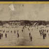 Skating scene in Central Park, winter 1866.