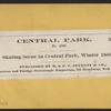 Skating scene in Central Park, winter 1866.