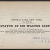 Statue of Sir Walter Scott.