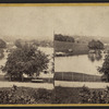 The Lake, with the Bow Bridge in the distance.