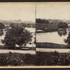 The Lake, with the Bow Bridge in the distance.