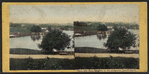 The Lake, with the Bow Bridge in the distance.