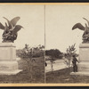 Bronze group of eagles and Alpine goat, west of the Mall.