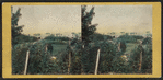 From Walk near the Artists Gate, 6th Ave. and 59th St. looking east, the old Arcenal in the distance.