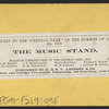 The music stand.