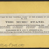 The music stand.