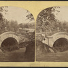 C.P. [Central Park] Arch crossing Carriage Road over the footpath, Central Park, New York.
