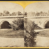 Central Park, arch over footpath east of the lake.