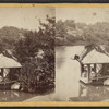 View of a gazebo in Central Park, New York City.