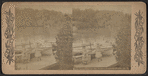 Boat landing at the lake, Central Park, N.Y.