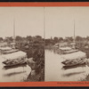 Boat landing, Central Park, New York.