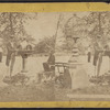 Man at drinking fountain.