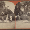 Drinking fountain on the mall.