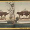 View in Central Park, New York. Music temple. [Hand-colored view.]