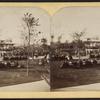 Music day, Central Park.  [Crowd at an event at the music pavilion.]