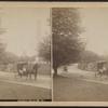 Central Park, N.Y. [View of Cleopatra's Needle, with horse cart on pathway.]