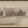 Webster's statue & Majestic Hotel, fr., Central Park, N.Y.