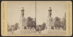 View in Central Park, New York. [A soldiers' monument]
