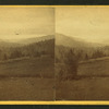 Mountain landscape (with fences seen in the foreground).