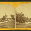 View of a cemetery.