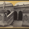 Central Park, stonework of the Terrace, New York.